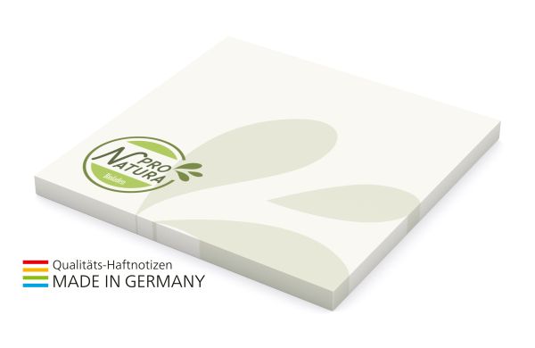 sticky note Basic green+blue, 72 x 72 mm