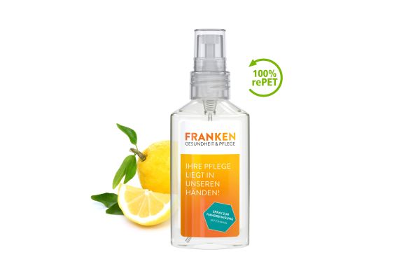 Handreinigingsspray, Volledig Labelset (R-PET)