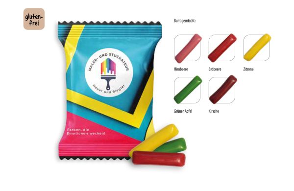 Hitschler Hitschies Werbetüte, Hitschler Hitschies, ca. 12 g, trans.