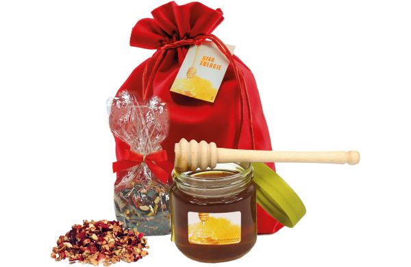 Honig-Set, Anhängekarte und Etikett 