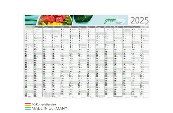 Horizont green+blue, indivi. steunkleur