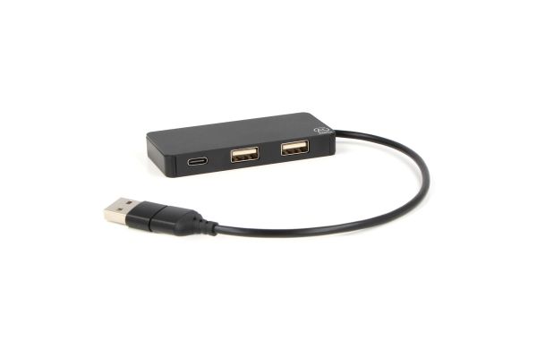 Hub aus recyceltem Aluminium, schwarz