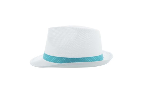 Hutband mit Sublimationsdruck Subrero, weiss