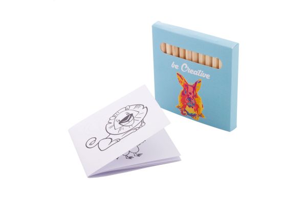 Individuelles Ausmalset, Tiere Coloxil 12, weiss