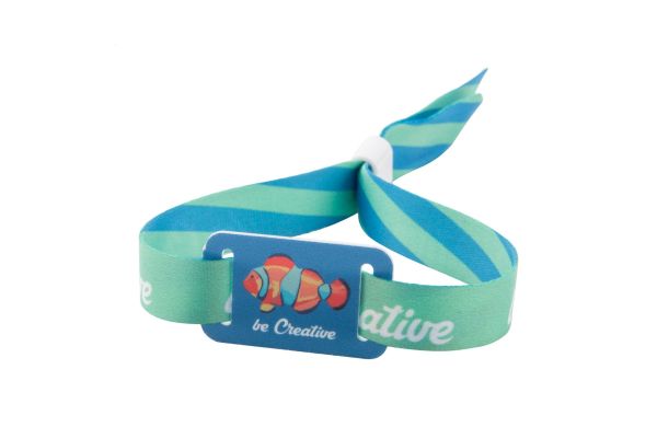 Individuelles Festival-Armband SuboWrist Max, weiß