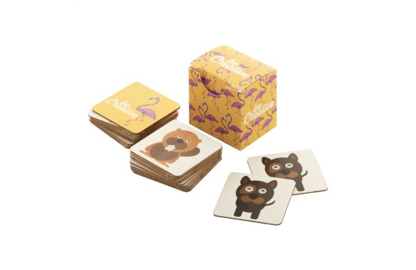 Individuelles Memory-Spiel Peppermor Tiere, weiss