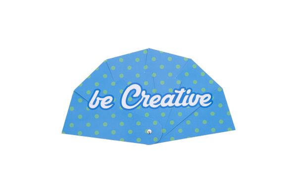 Indiviueller Handfächer Folbreeze, weiß