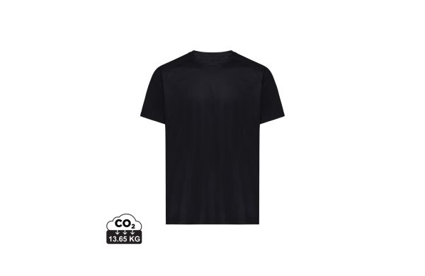 Iqoniq Tikal Sport Quick-Dry T-Shirt aus rec. Polyester, schwarz, 4XL
