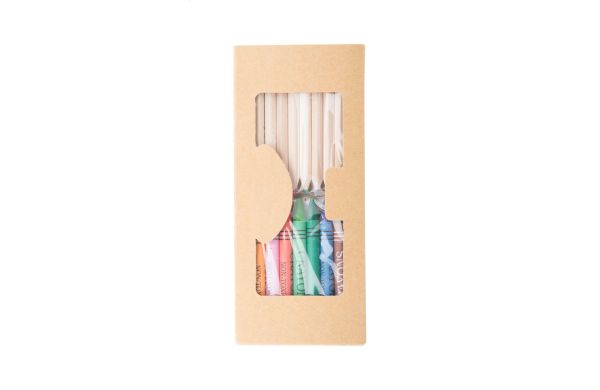 Jenkins Buntstifte und Wachsmalstifte-Set, natur