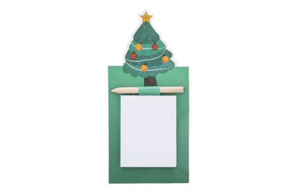 Julliste Magnetischer Notizblock Weihnachten, grün