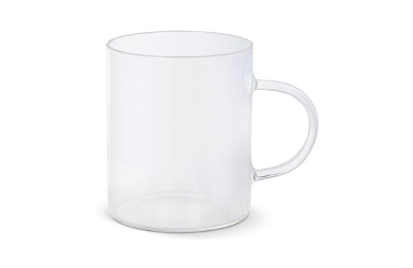 Kaffeeglas mit Henkel Vardez 180 ml, transparent