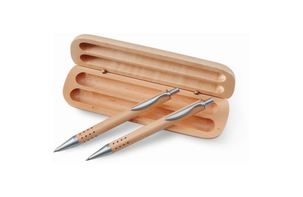 DEMOIN Schreibset - holzfarben