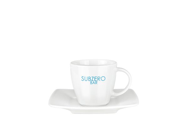 Kössinger Maxim Espresso Set Tasse mit Untertasse, weiss