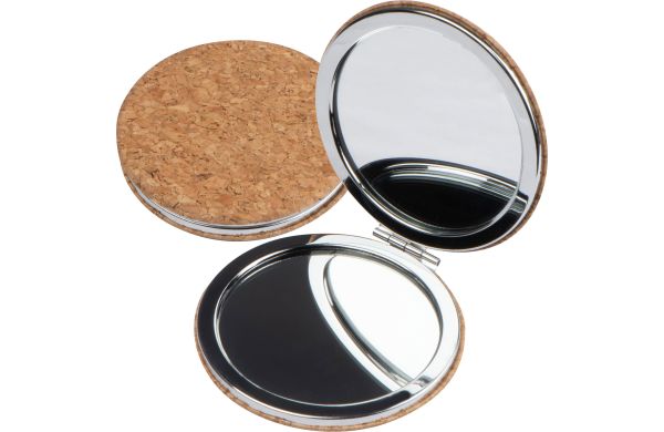 Zakspiegeltje van kurk 