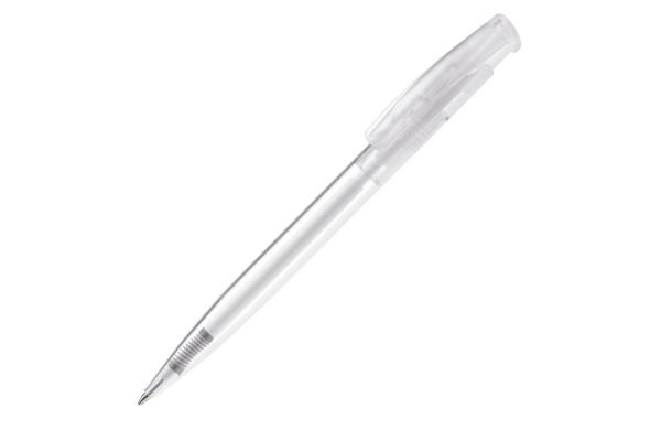 Kugelschreiber Avalon Transparent, transparent weiss