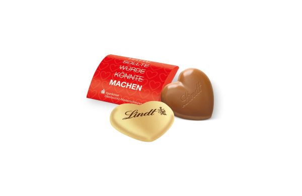 Lindt Herz 20 g im Werbebriefchen Klimaneutral FSC
