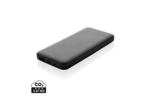 Lockhart 10.000mAh Powerbank aus RCS Kunststoff, schwarz