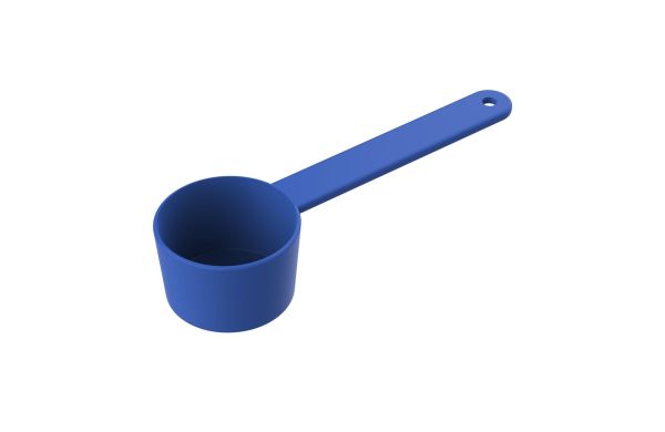 Löffel "Kaffeeportionierer", blau