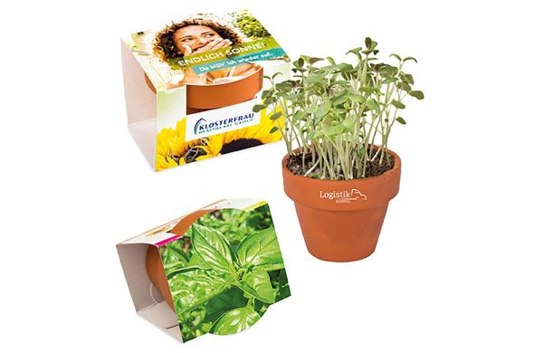Bloempot compleet hoesje met zaden