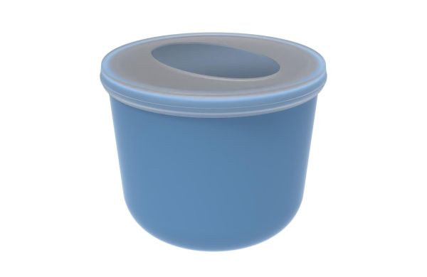 Lunchpot "ToGo", 650 ml, blau/transparent