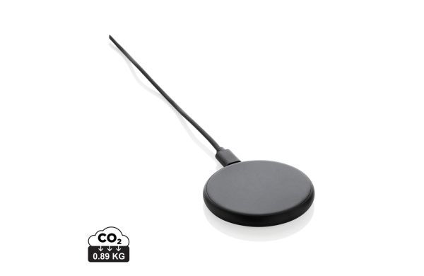Magnapad magnetisches 3-in-1 15W Ladepad aus RCS rPlastik, schwarz