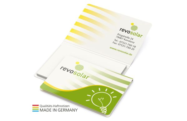 Memo-Card sticky note green+blue
