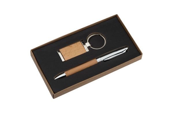 Metalen houten geschenkset Enschede