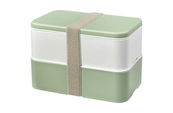MIYO Renew Doppel-Lunchbox, offwhite