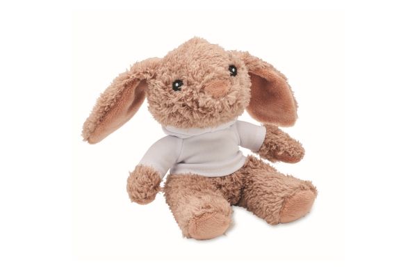 BUNNY Plüsch-Hase mit Hoody - weiß