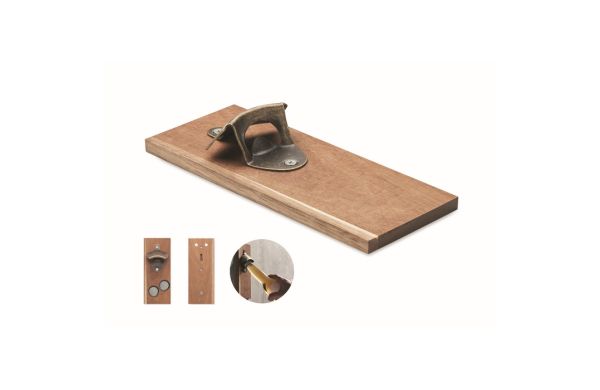 OPEN IT Kühlschrank-Kapselheber - holzfarben