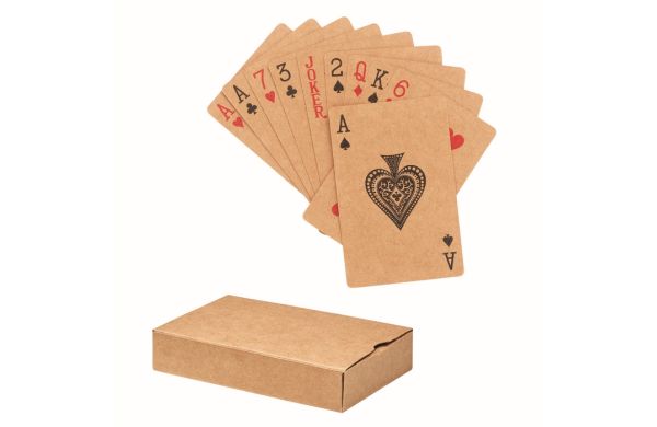 ARUBA + Recycelte Spielkarten - beige