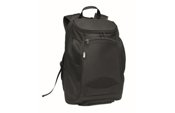 OLYMPIC Sportrucksack 600D RPET - schwarz