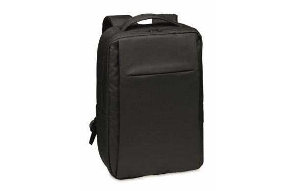 SEOUL Laptop Rucksack 300D RPET - schwarz
