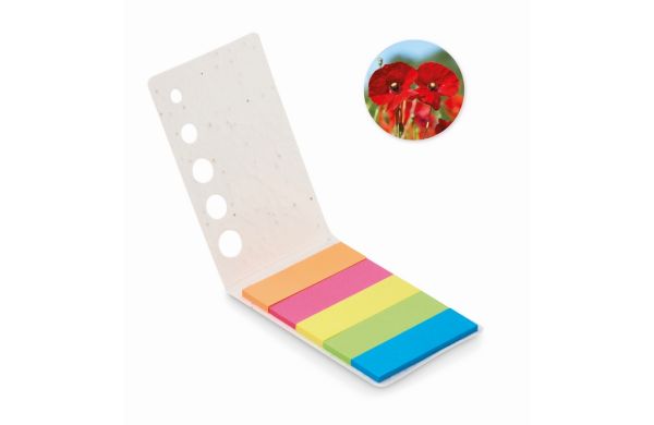 MEMO SEED Samenpapier Markerblock - weiß