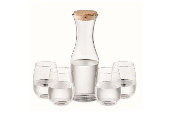 PICCADILLY Set aus recyceltem Glas - transparent