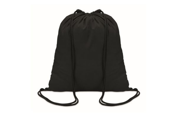 COLORED Beutel mit Kordelzug - schwarz
