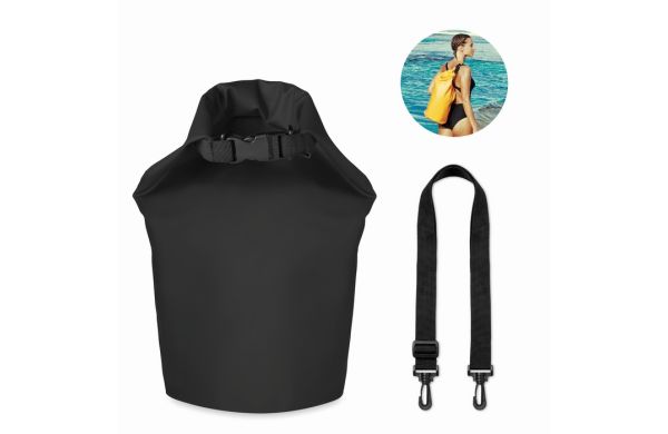 SCUBA Wasserfester Beutel 10l - schwarz