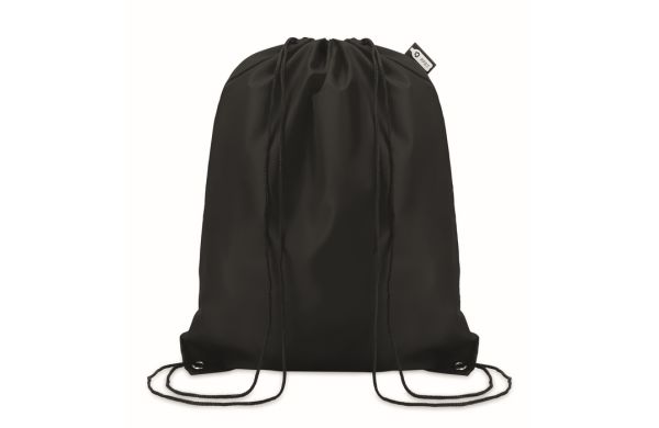 SHOOPPET Beutel mit Kordelzug 190T RPET - schwarz