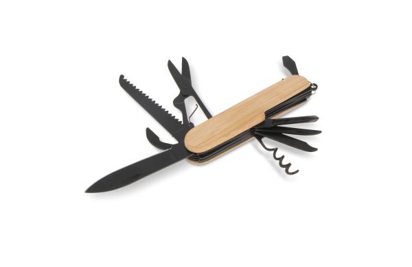 Multi-Tool-Bambus 9 Funktionen, schwarz