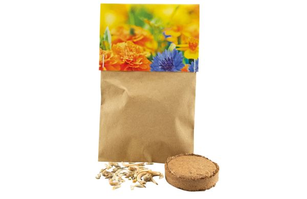 Naturtütchen essbare Blüten, Kornblume, Ringelblume, Gewürz-Tagetes