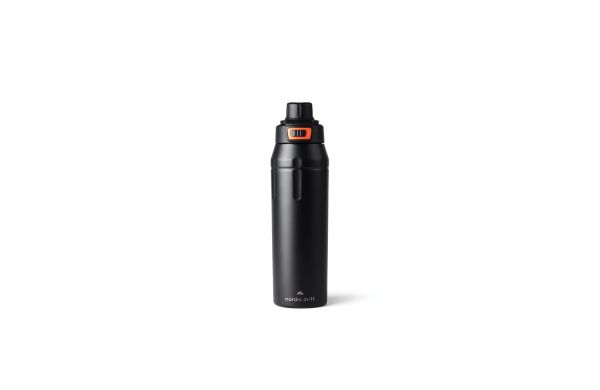 Nordic Drift Trail isolierte verschließbare RCS Sportflasche, schwarz