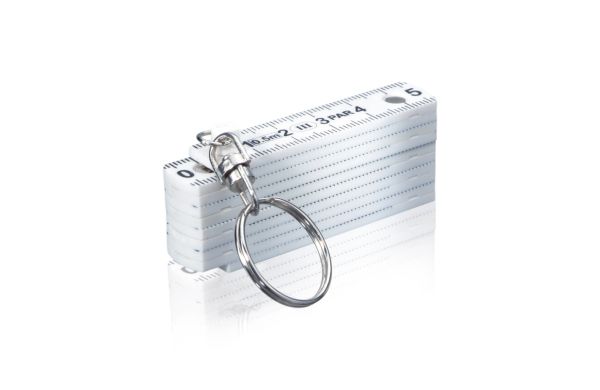 Mini Zollstock/weiß