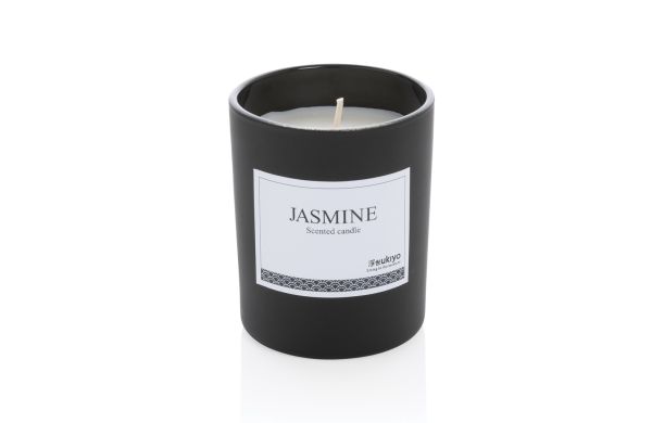 Ukiyo kleine parfümierte Kerze im Glas/schwarz