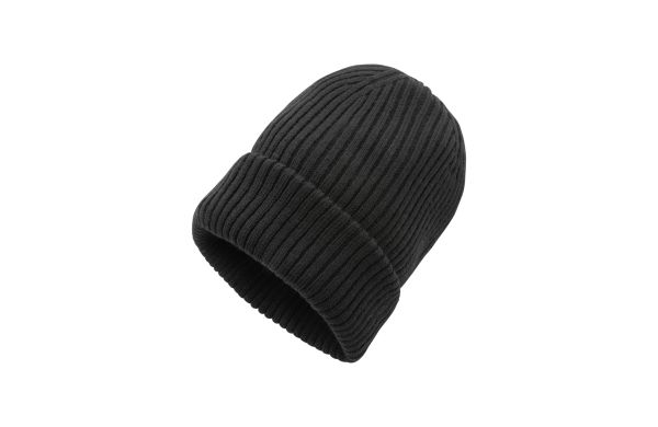 Impact AWARE™ Polylana® doppelt gestrickte Mütze/schwarz