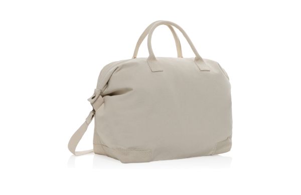 Kezar AWARE™ 500g/m² Wochenendtasche aus recyceltem Canvas/off white