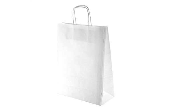 Papier-Einkaufstasche Mall, weiss