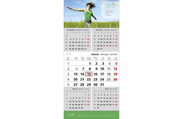 Wandkalender Top Five  