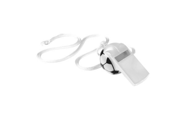 Pfeife "Goal", weiss