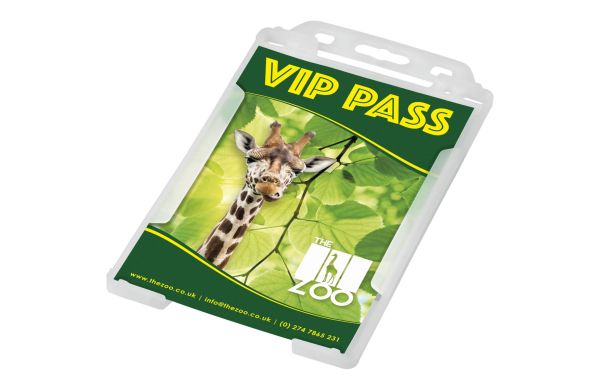 Pierre Kartenhalter aus recyceltem Kunststoff, weiss