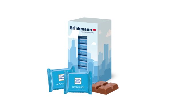 Ritter SPORT Mini toren, verpakt per 10 stuks